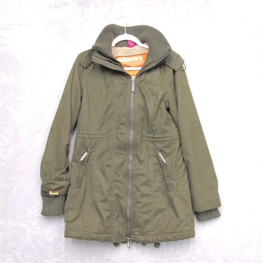 Superdry Windparka Olive Green Women S